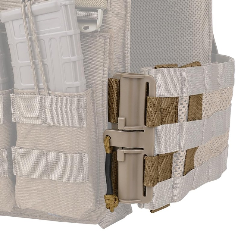 KRYDEX GEAR Tactical Vest Molle Quick Release Set, Quick Disconnect