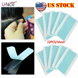 UNice 60pcs Double Sided Adhesive Super Tape for Tape In Hair Extensions Weft US
