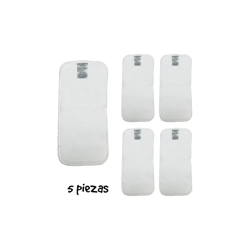 Absorbente Mixto Terrymicro Para Pañal De Tela Ecopipo 5pz