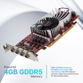 VisionTek AMD Radeon RX 550 Graphic Card - 4 GB GDDR5 - Full-Height