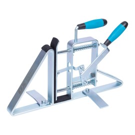 OX TOOLS Pro Hands Free Solid Steel Door Clamp - Gripped Handles & Padded Clamps