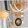 Mobestech 4pcs Miniature Miso Soup Keychain Cute Mini Bag Pendant