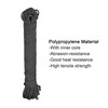 sourcing map Polypropylene Rope Braid Cord 50M/164ft 2mm Dia Black