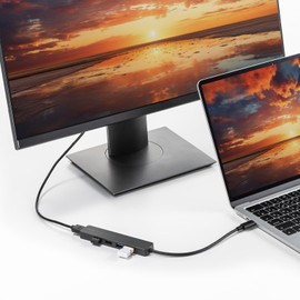 Sanwa Supply USB-5TCH15BK USB Type-C Hub with HDMI Port