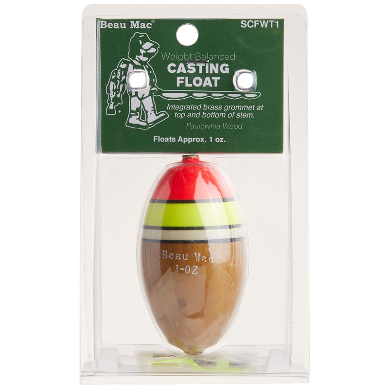 Beau Mac SCFWT1 Casting Float Weighted Wood 1oz