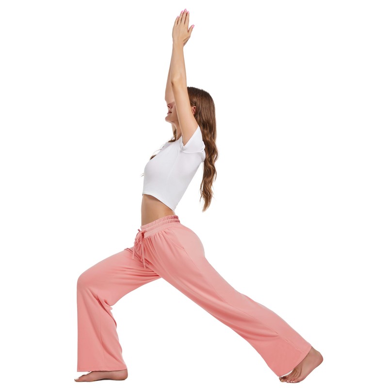 Kivdol 3 Pack Womens Yoga Sweatpants Wide Leg Lounge Pajamas