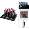 ELING 4 Gang Switch Panel LED Rocker Toggle Switch DC