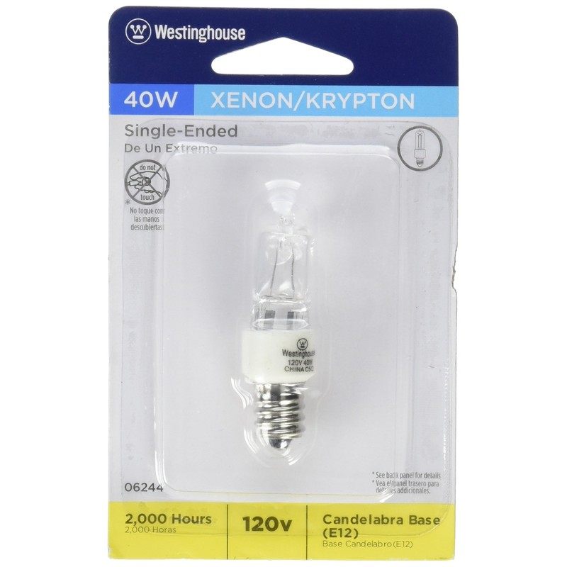 Westinghouse Lighting 0624400, 40 Watt, 120 Volt Clear Incan T3