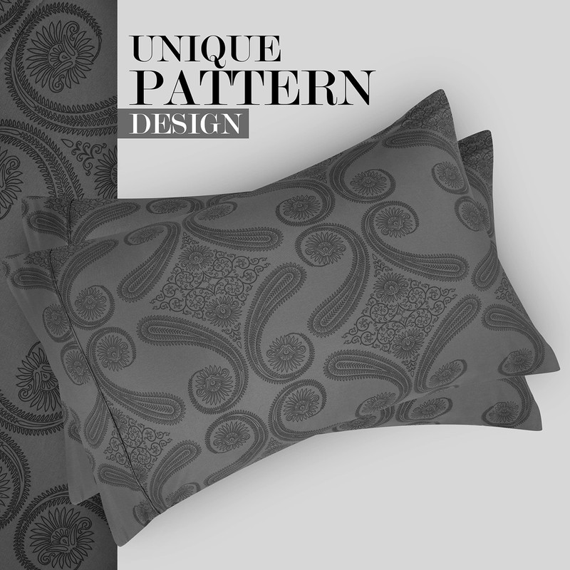 Premium T1500 Queen Sheet Set with LinenWrap 4 Piece Soft