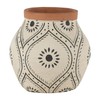 Foreside Home and Garden Natural Terracotta Bud Vase - Foreside