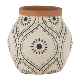 Foreside Home and Garden Natural Terracotta Bud Vase - Foreside Home & Garden