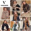 VANLINKER Pink Winter Scarf for Women Men Super Soft Luxury