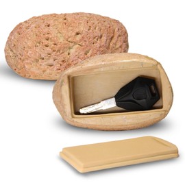 Haofy Fake Rock Key Box Enhanced Safety Versatile Resin Stone Key Hider Storage Box for Outdoor Garden