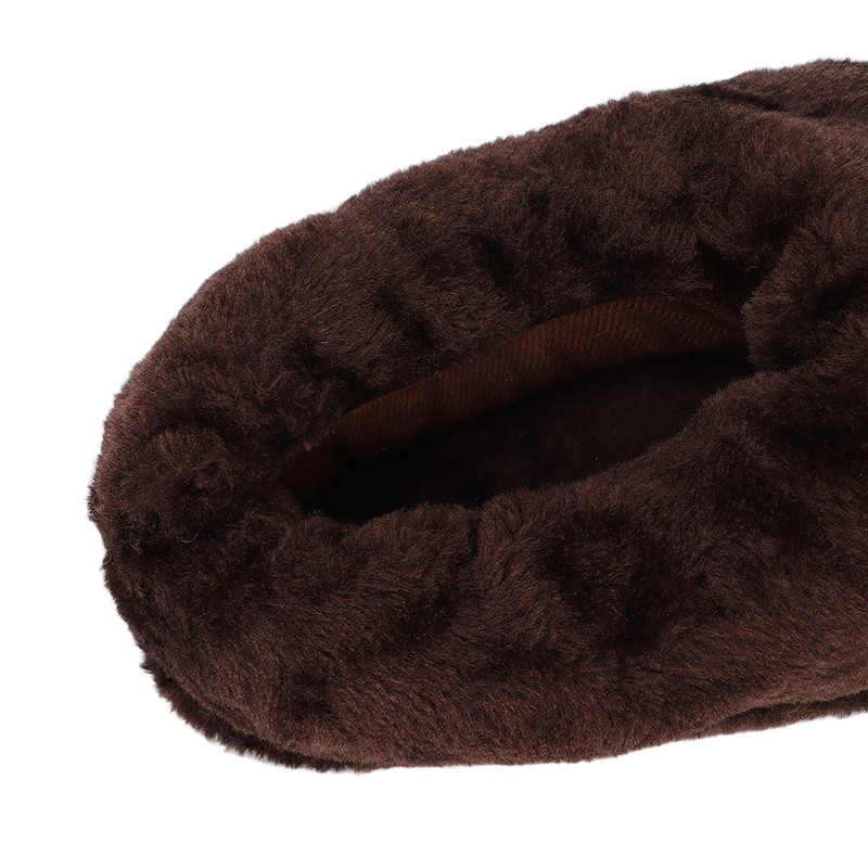 Electric Heated Slippers Temperature Adjustable Winter Soft Plush Heating Shoes