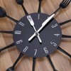 Metal Kitchen Wall Clock Spoon Fork Wall Clock Living Room