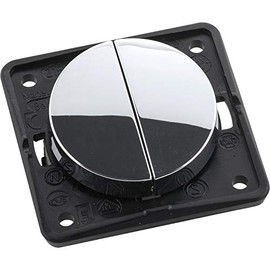 Berker Integro Flow Series Switch Shiny Chrome Loose