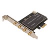 PCIe Network Adapter 2.4G 450Mbps 5G 1300Mbps 4 Antennas Standard