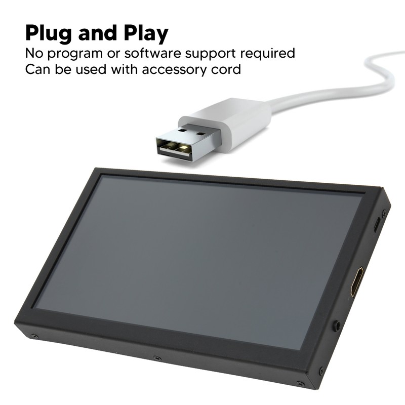 7 Inch Monitor IPS Touch Second Screen HD Multimedia Interface