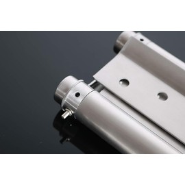 Pair of 4" Stainless Steel Cafe Saloon Door Swing Self Closing Double Action Spring Hinge (2pcs)