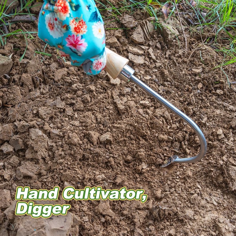 Berry&Bird Weed Puller, Crack Weeder Cultivator Garden Hand Tool, Durable