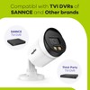 SANNCE Full Color Night Vision Security Camera, 4pcs 1080P TVI