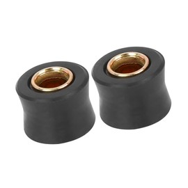 BULLSPANN Motorcycle Rear Shock Bushing Shock Absorber Bush Shock Absorber Cushion Rubber Ring 2pcs 10mm Replacement Parts Accessories Replacement