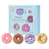 KAV Bath Bombs, 4 Donut Bath Bomb Gift Set, Natural