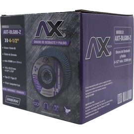 Disco de Desbaste y pulido 4-1/2". paquete con 10 pz. DLG80-Z