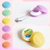 Yicaam Pack of 24 Mini Macaron Storage Boxes, Macaron Jewellery