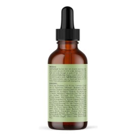Mielle Organics Aceite Fortalecedor Del Cuero Cabelludo y Del Cabello de Romero y Menta 2 Onzas 59 Ml Infusionado Con Biotina Para un Cabello Mas Largo Fuerte y Saludable