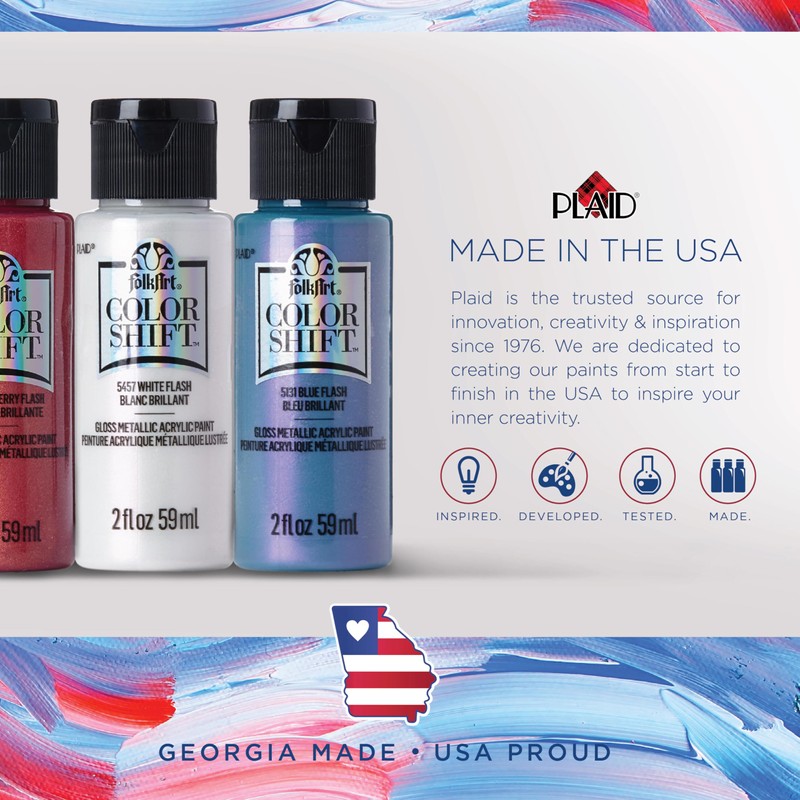 FolkArt, Color Shift Blacklight Acrylic Paint, Neon Green