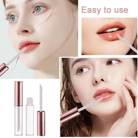 CAIYA Pack of 20 Empty Lip Gloss Tubes Containers, 4 ml Refillable Containers Cosmetic Tube Mini Split Bottle for DIY Lipstick Samples, Rose-Gold