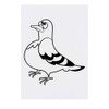 'Cute Pigeon' Temporary Tattoo - Water Resistant, Skin-Safe, Non-Toxic Transfer (TO00026397)