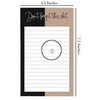 Inkdotpot Daily Planner List Pad Notepads Memo Pad, Undated To-Do