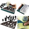 39pc Hollow Punch Set Leather Craft Kit with Cutters Manual