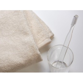 Imabari Brand Certified Organic Cotton Natural Face Towels, Set of 2, Organic Towels Choice for Environment and Skin Safety