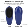 Electric Scalp Massager Brush Vibration Red Blue LED Fatigue Relief