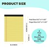 Lovvknd Legal Pads A4 Notepad, 2 Pack Yellow Note Pads