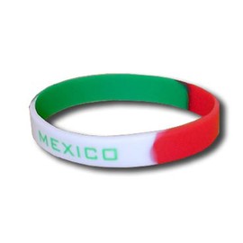 Supportershop Mexiko Armband Silikon Fußball, Grün, fr: Einheitsgröße (Größe Hersteller: Größe One sizeque)