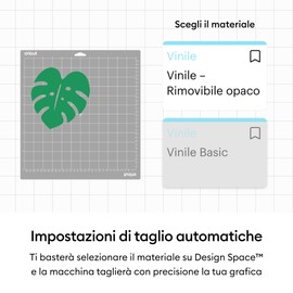 Cricut Foglio di vinile adesivo permanente, 30,5 cm x 1,2 m, blu navy opaco, vinile autoadesivo per tutte le macchine da taglio Cricut