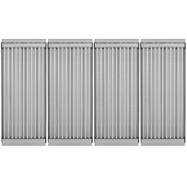 18 7/16" x 7 5/8" Stamped Stainless Steel Cooking Grate & Emitter Set for Charbroil Tru-Infrared Pre-2015 463271314 463241414 463271313 466241413 463224912 for Charbroil Grill Replacement Parts