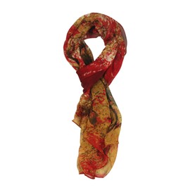 PANTONIGHT Long Chiffon Fashion Scarf Lightweight Chiffon Sheer for women (NO.787)