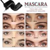 7D Mascara Black,Volumengebende & Wasserfeste Wimperntusche Schwarz