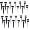 ZONETECH Outdoor Solar Powered Light – LED Twenty-Four Pack Bright