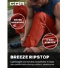 CQR Men's Lightweight Vent Hiking Pants, Water-Resistant & Breathable Sports