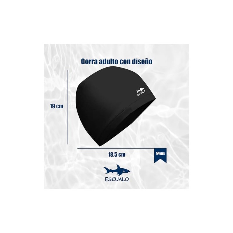 escualo Gorra para Natacion Unisex Adulto Modelo Lycra (Lycra) Unitalla,