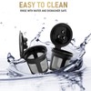 Feilifan Reusable K Cups for Ninja Dual Brew Coffee Makers