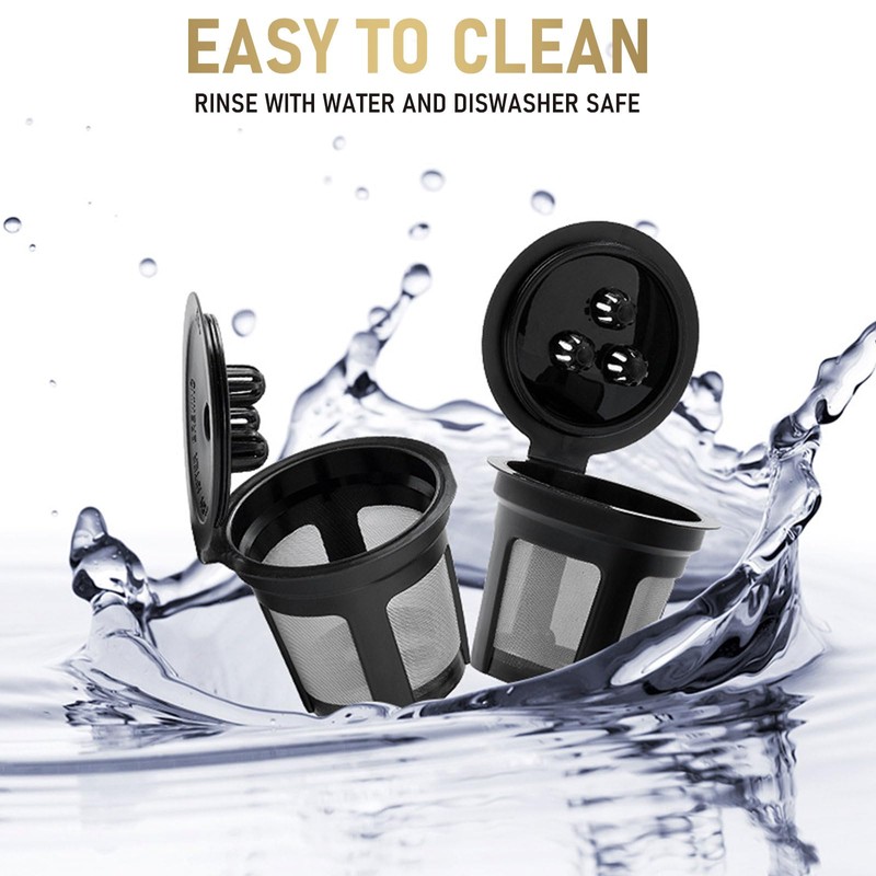 Feilifan Reusable K Cups for Ninja Dual Brew Coffee Makers