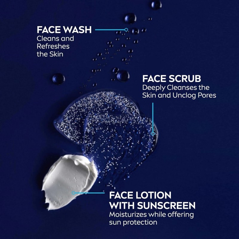 NIVEA MEN Maximum Hydration Moisturizing Face Wash with Aloe Vera,