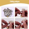 RUNCCI-YUN 200 Pcs Shoelace Tip Head, Smooth Replacement Metal Ends